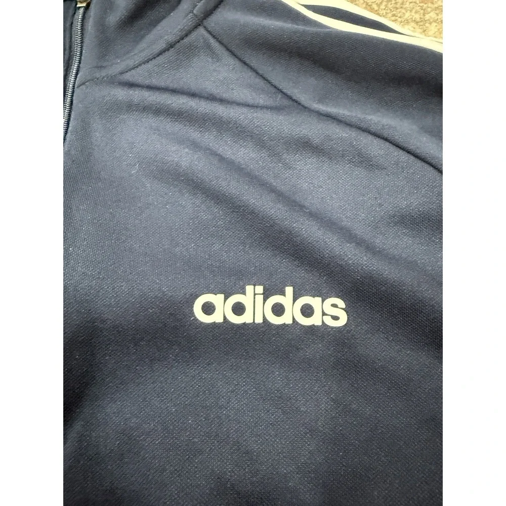Adidas Sereno‎ 19 Soccer Training Track Jacket Top XXL Blue 1/4 Zip Aeroready